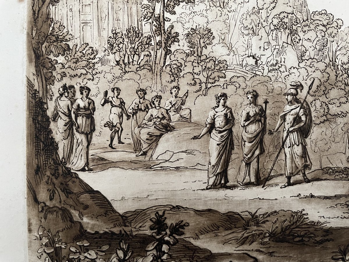 Gravure d'après Le Lorrain-photo-3