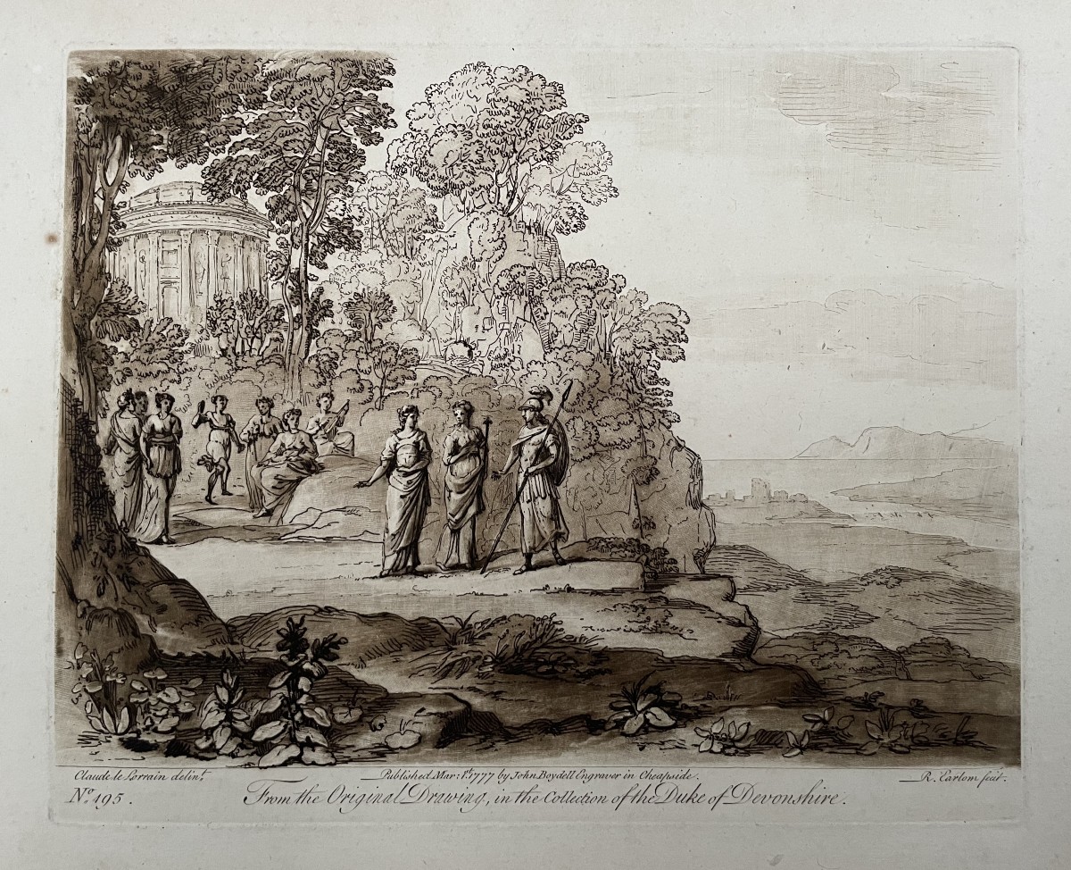 Gravure d'après Le Lorrain