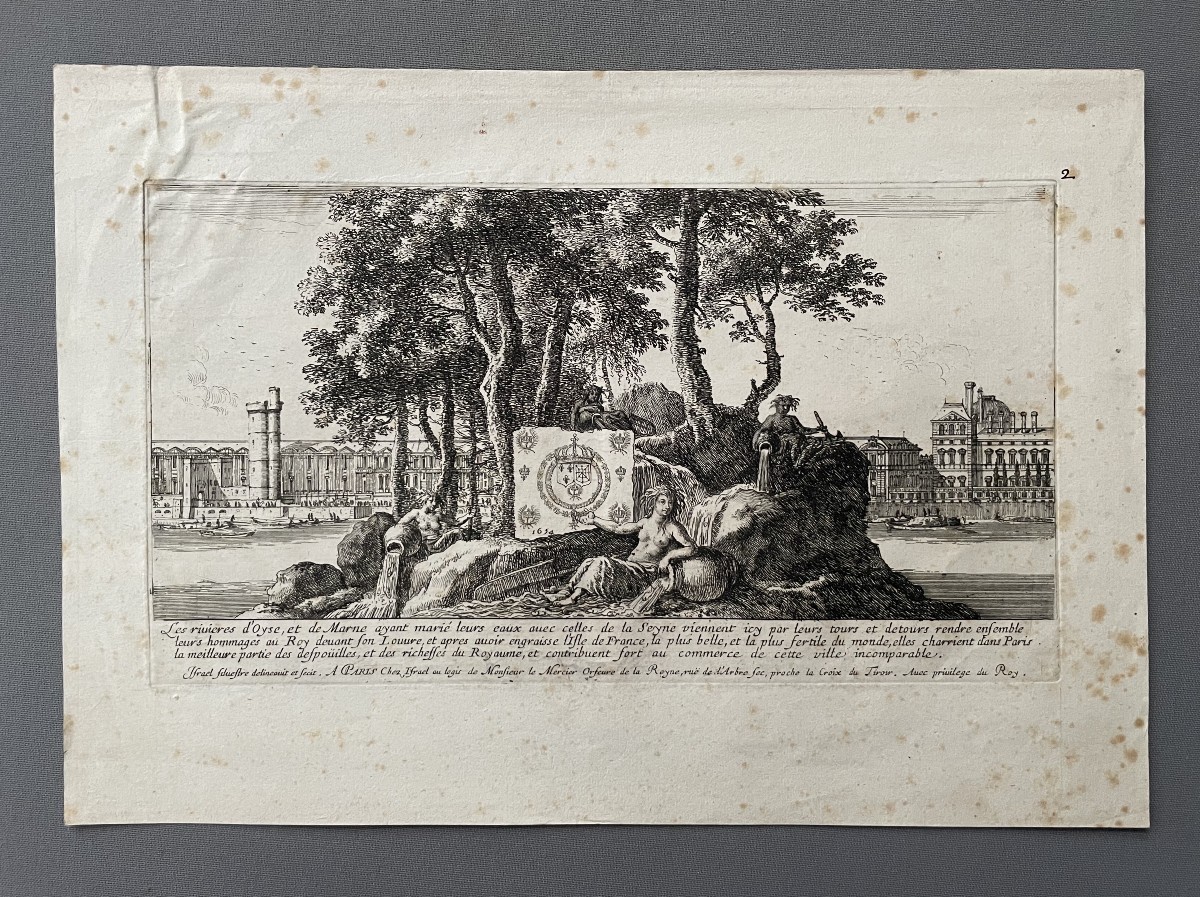 Israel Silvestre, The Rivers Of Oyse And Marne