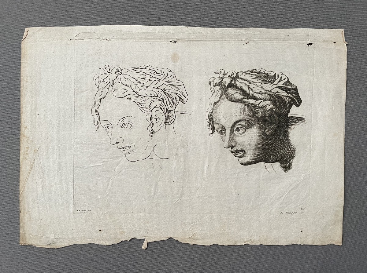 Gravure d'après Nicolas Poussin