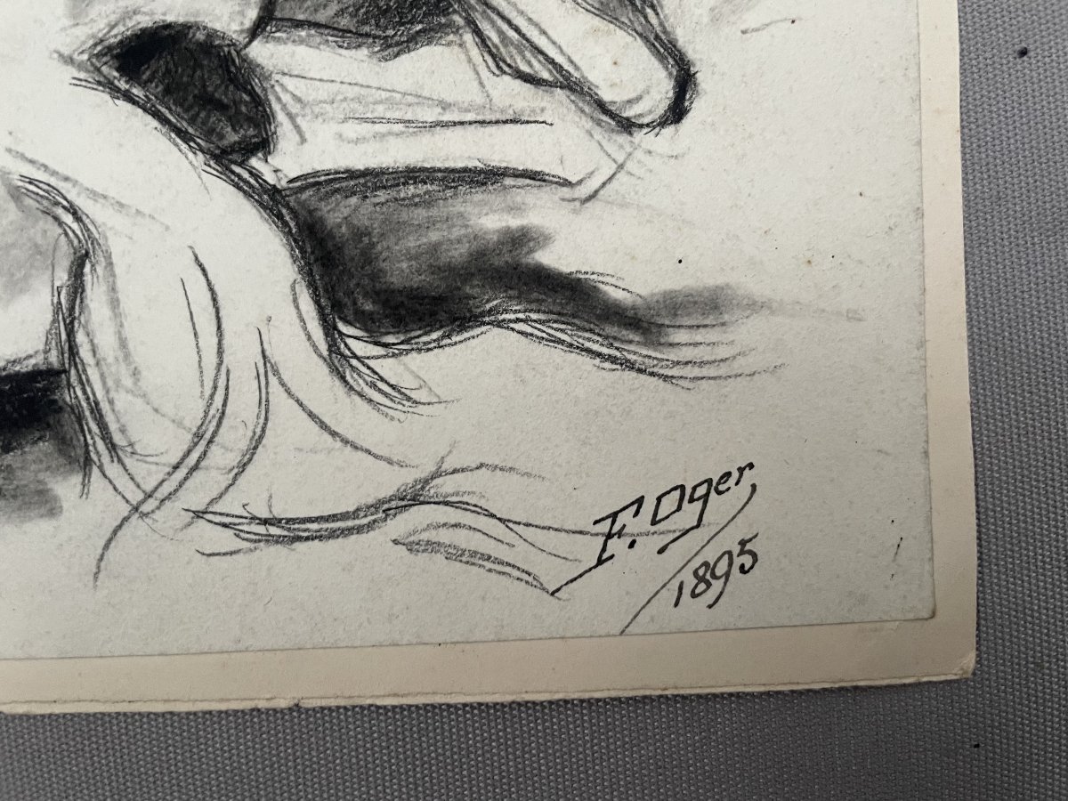 Ferdinand Oger, cheval couché-photo-2