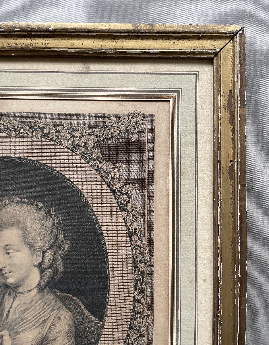 François Voyez (1746-1805), The Regretted Lover, Proof Before The Letter-photo-4