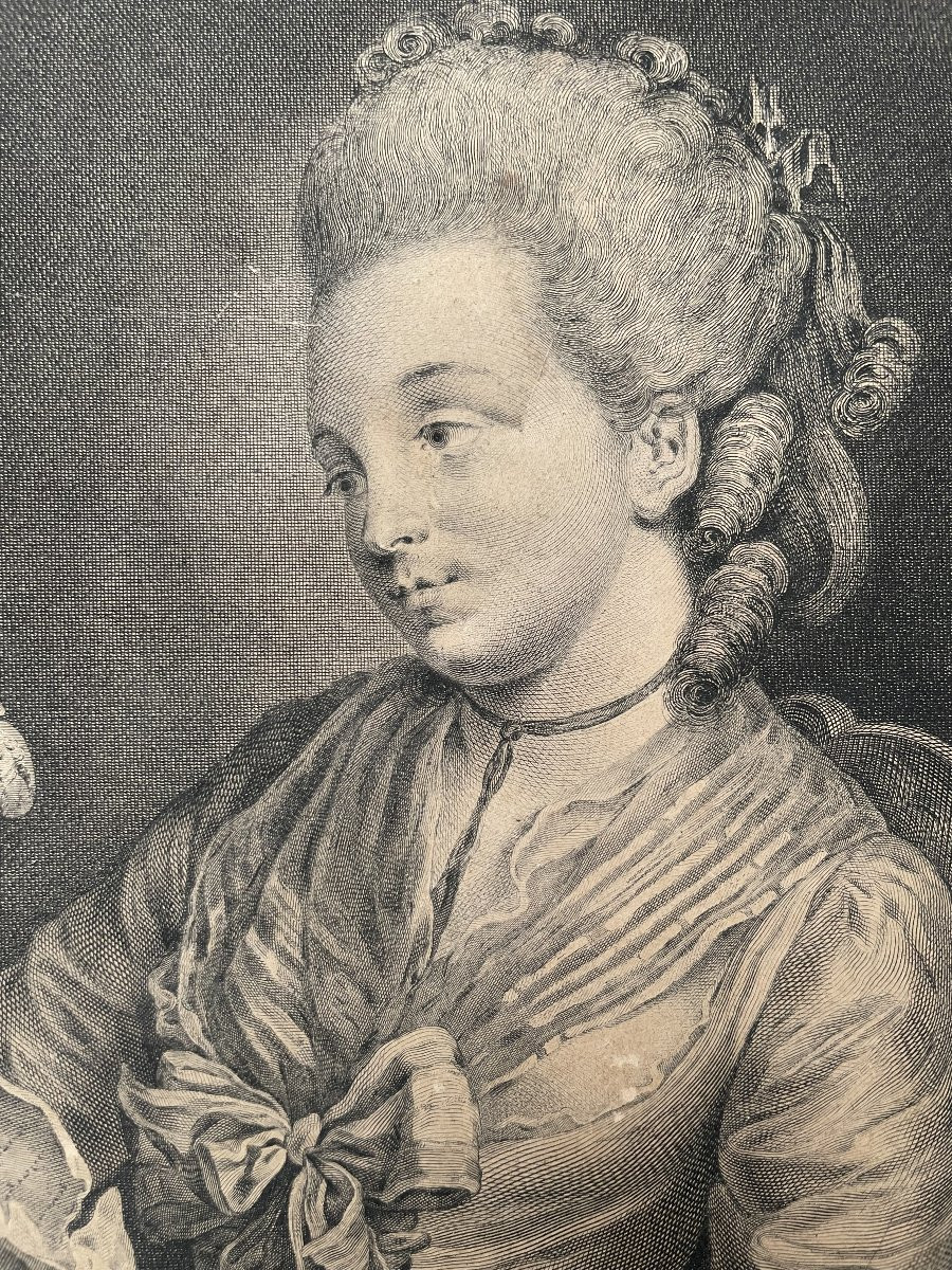 François Voyez (1746-1805), The Regretted Lover, Proof Before The Letter-photo-4