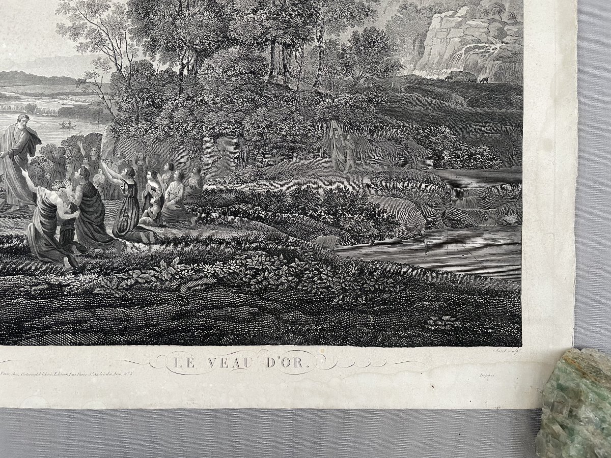 The Golden Calf, Engraving After Le Lorrain-photo-1