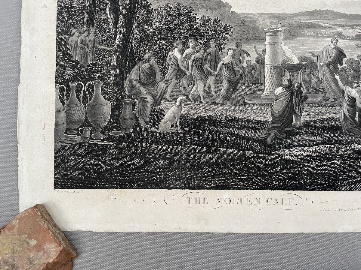 The Golden Calf, Engraving After Le Lorrain-photo-2