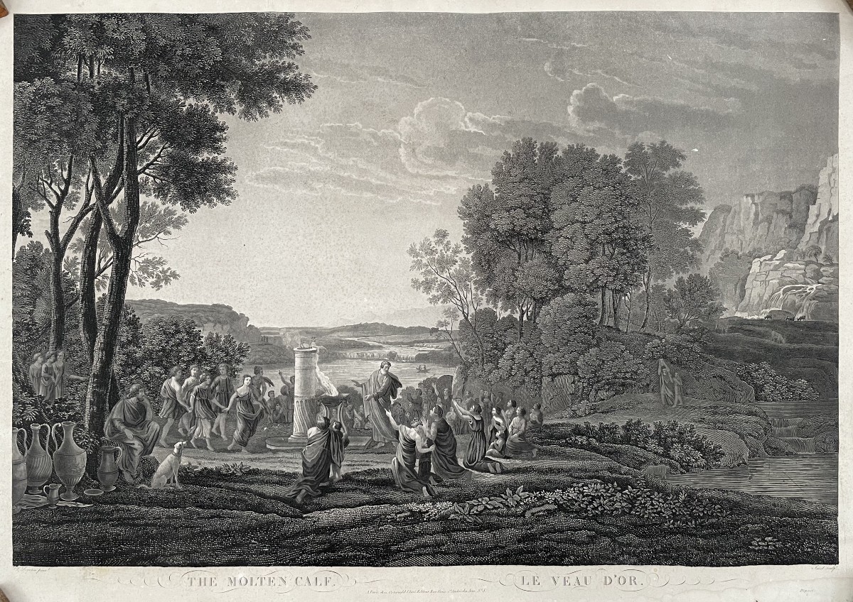The Golden Calf, Engraving After Le Lorrain