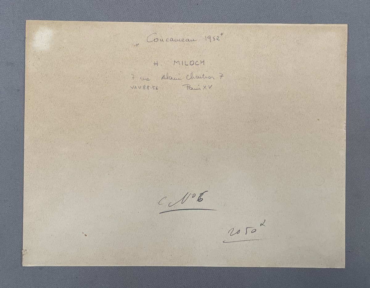 Henri MILOCH, Concarneau 1952-photo-3