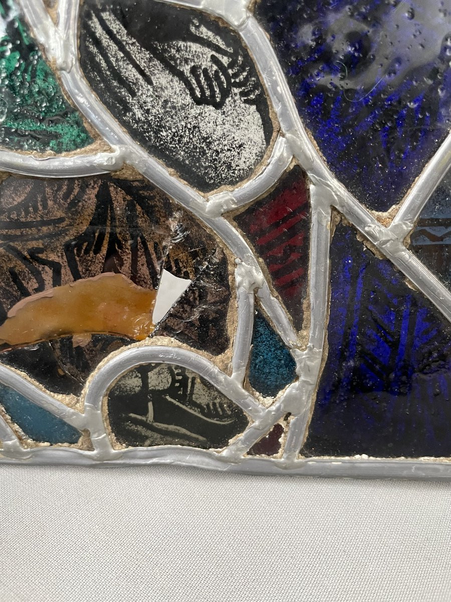 Virgin And Child, Stained Glass Window-photo-3