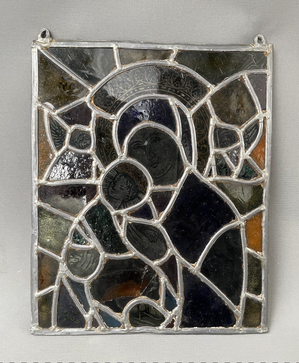 Virgin And Child, Stained Glass Window