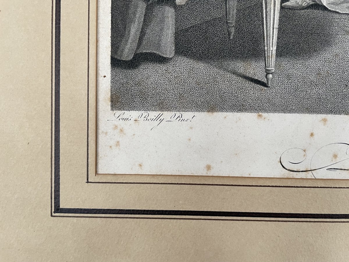 L'amant favorisé, gravure d'après Boilly-photo-2