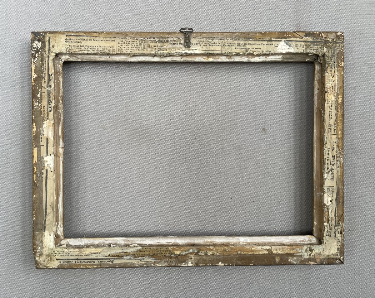 Cadre en bois doré - 31 x 41 cm-photo-1