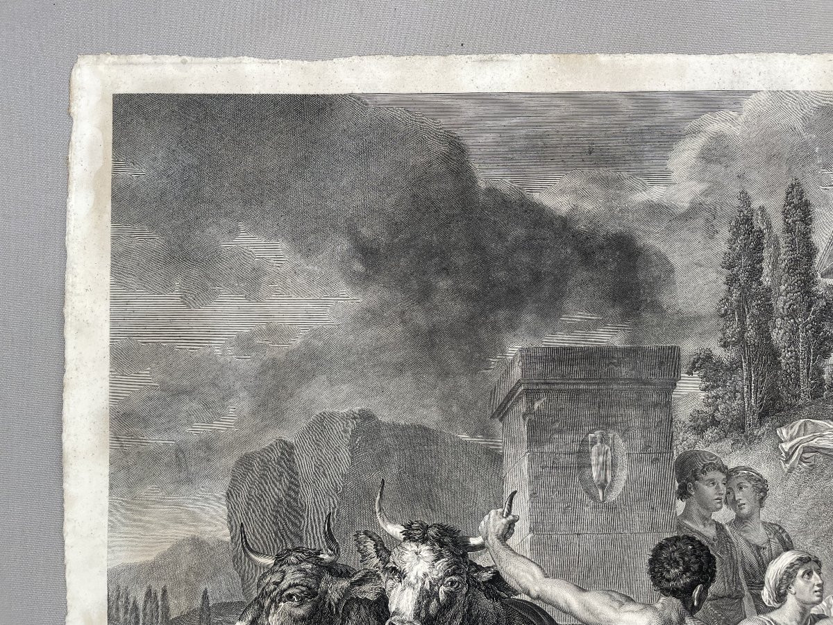 Péneloppe et Ulysse ou La Pudeur, gravure d'après Lebarbier-photo-4