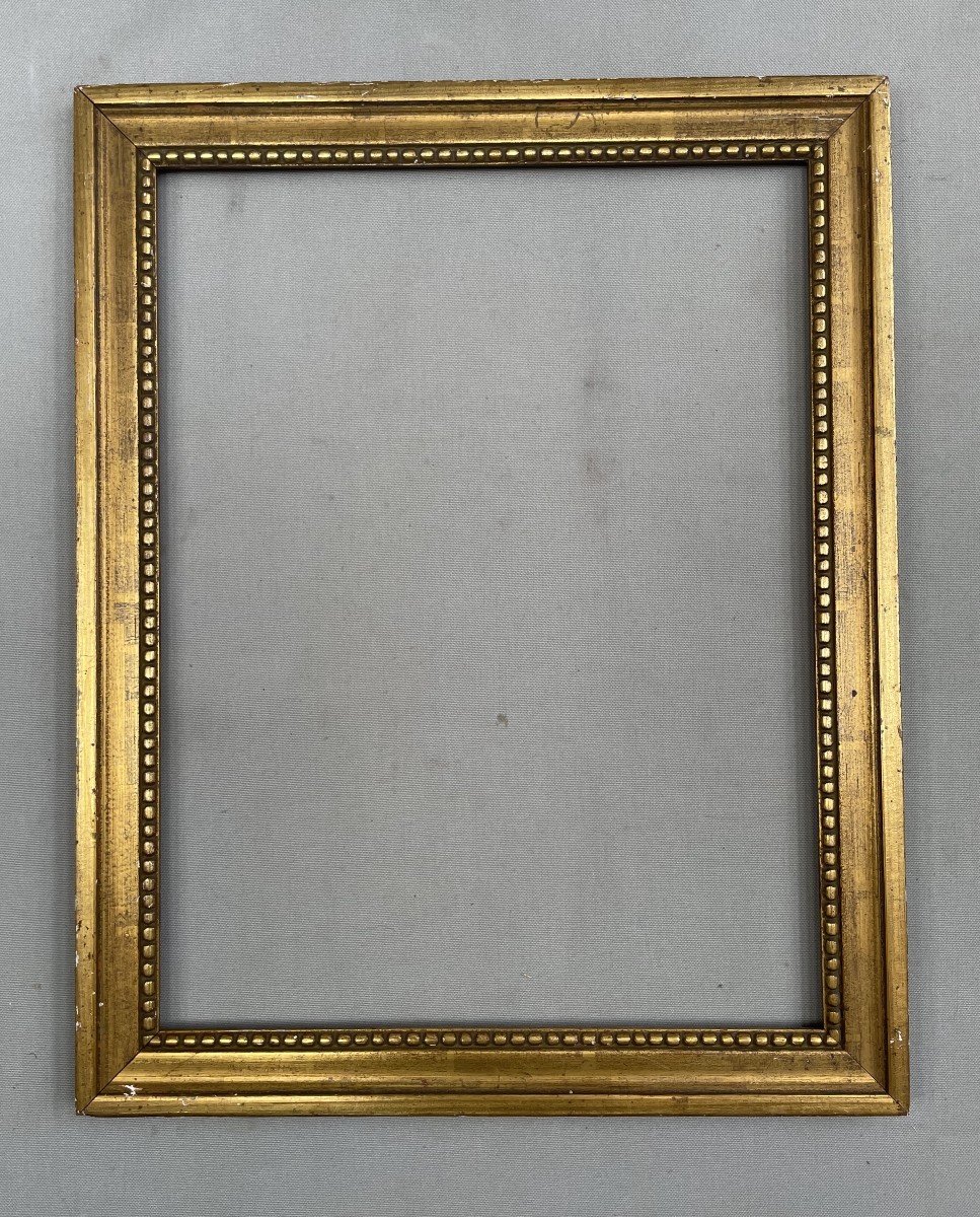 Cadre à rang de perles - 55 x 44 cm