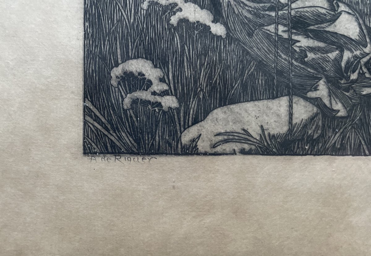 Alejandro De Riquer, Ex Libris, Engraving-photo-3