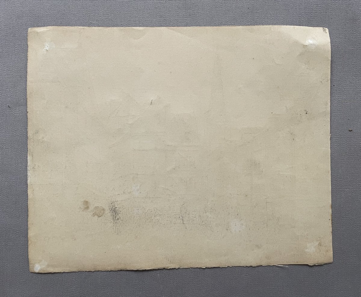 Rouen, Place Eau de Robec, aquarelle datée 1923-photo-3