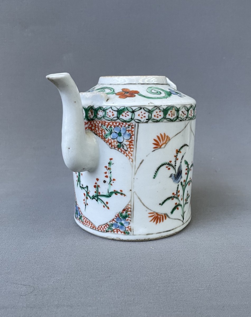 Porcelain Teapot, China, Late 19th Century-photo-2