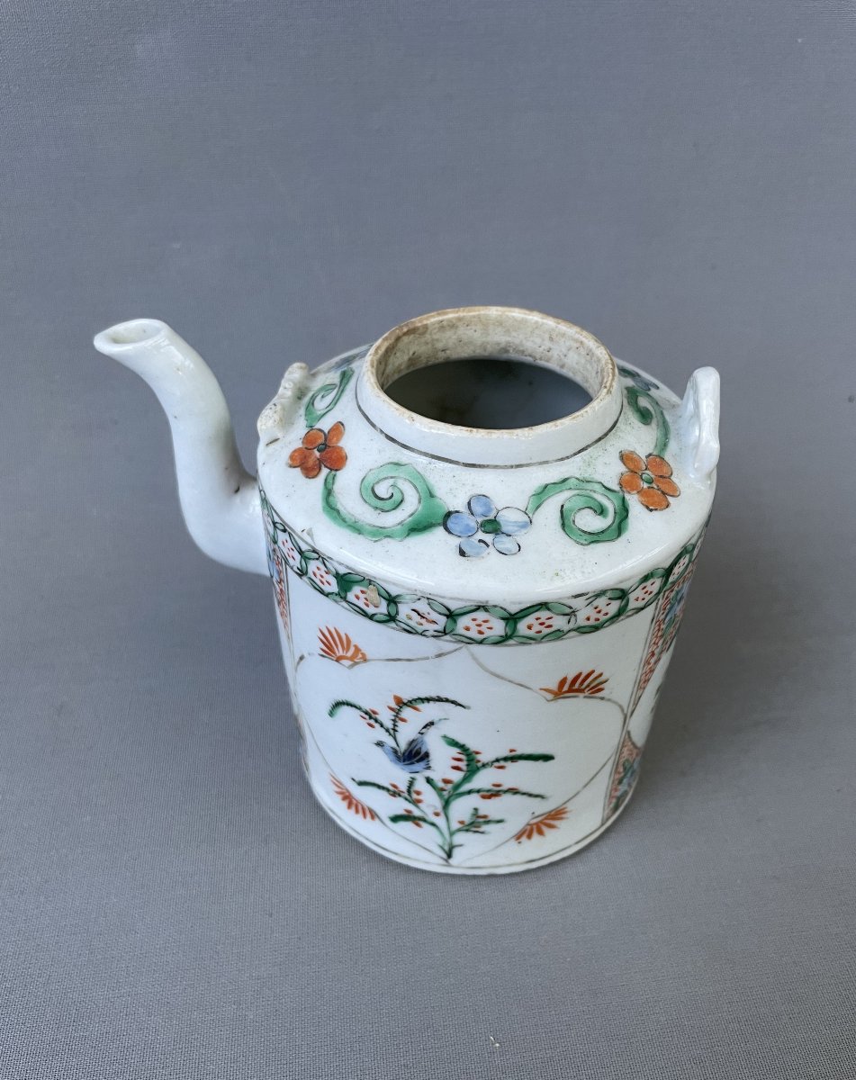 Porcelain Teapot, China, Late 19th Century-photo-2