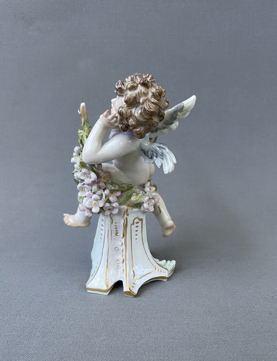 Meissen, Porcelain Cupid-photo-3