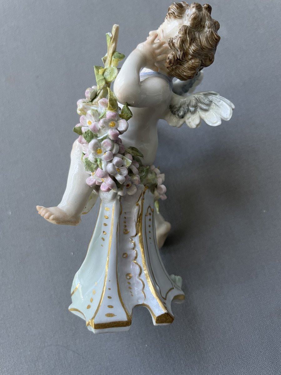 Meissen, Porcelain Cupid-photo-3
