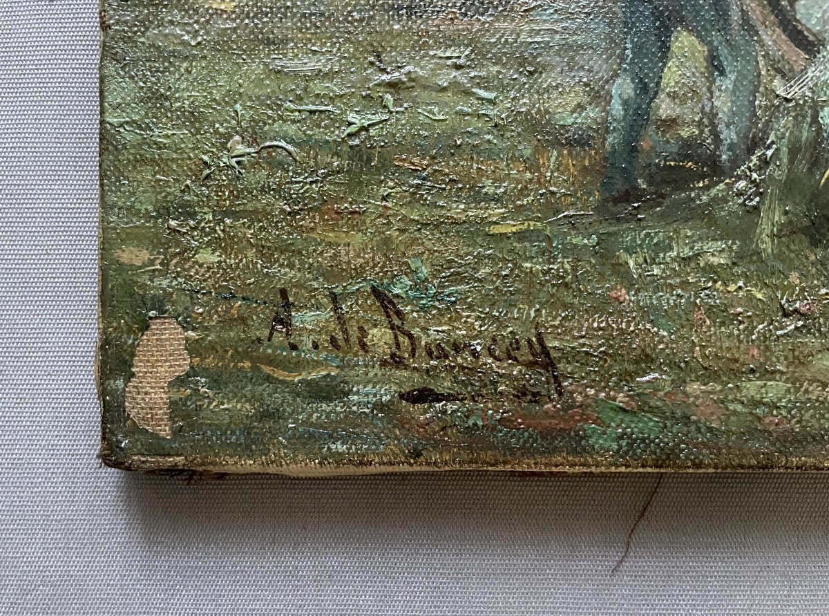 Philippe Albin De Buncey, Harvest Scene-photo-2