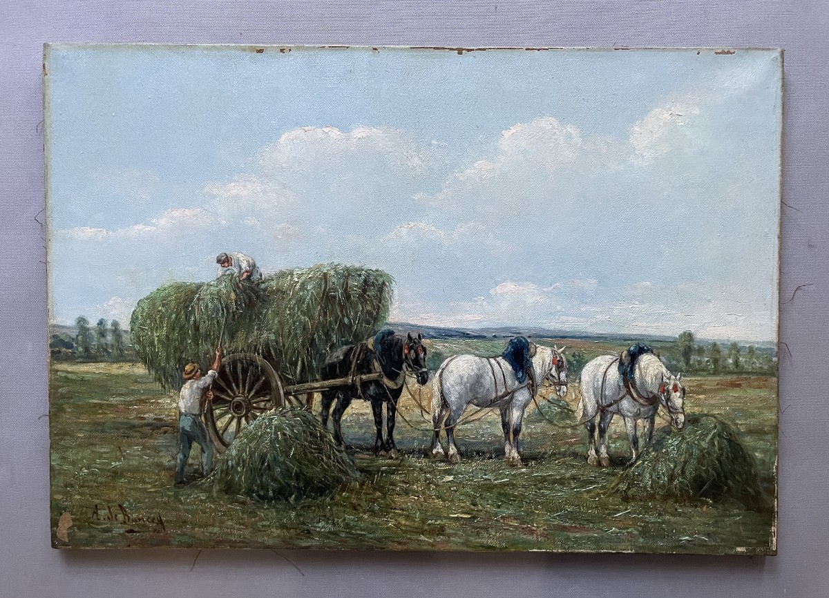 Philippe Albin De Buncey, Harvest Scene