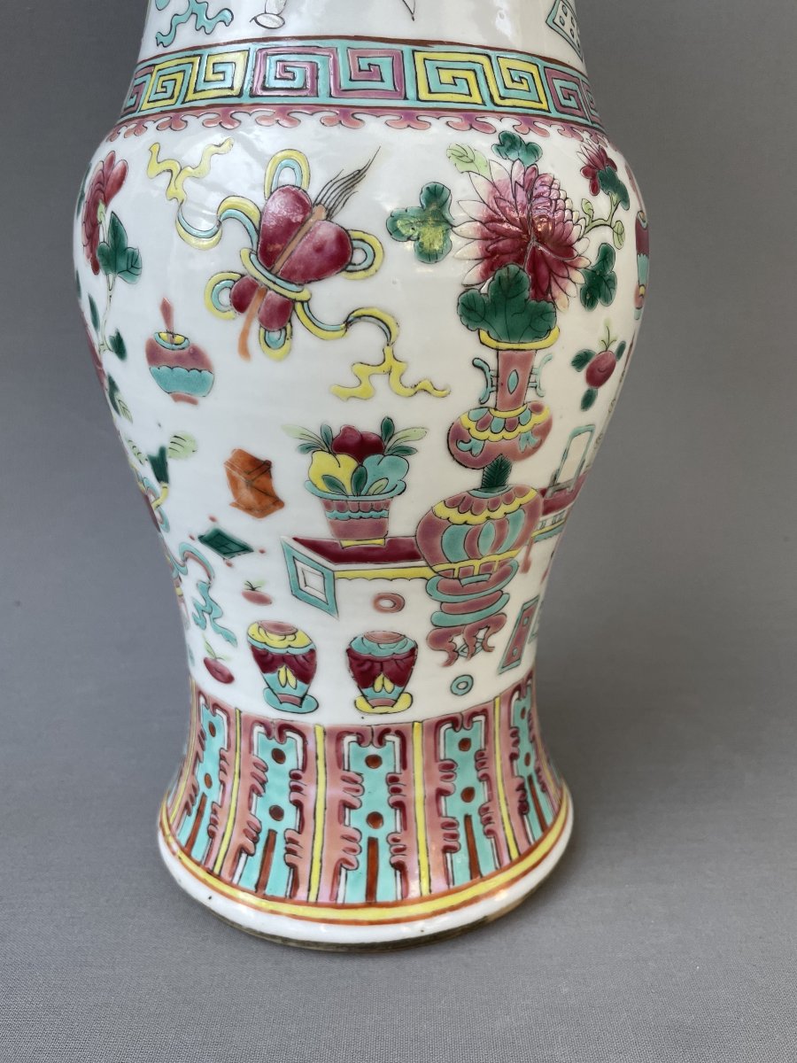 Vase en porcelaine, Chine, début XXe-photo-1