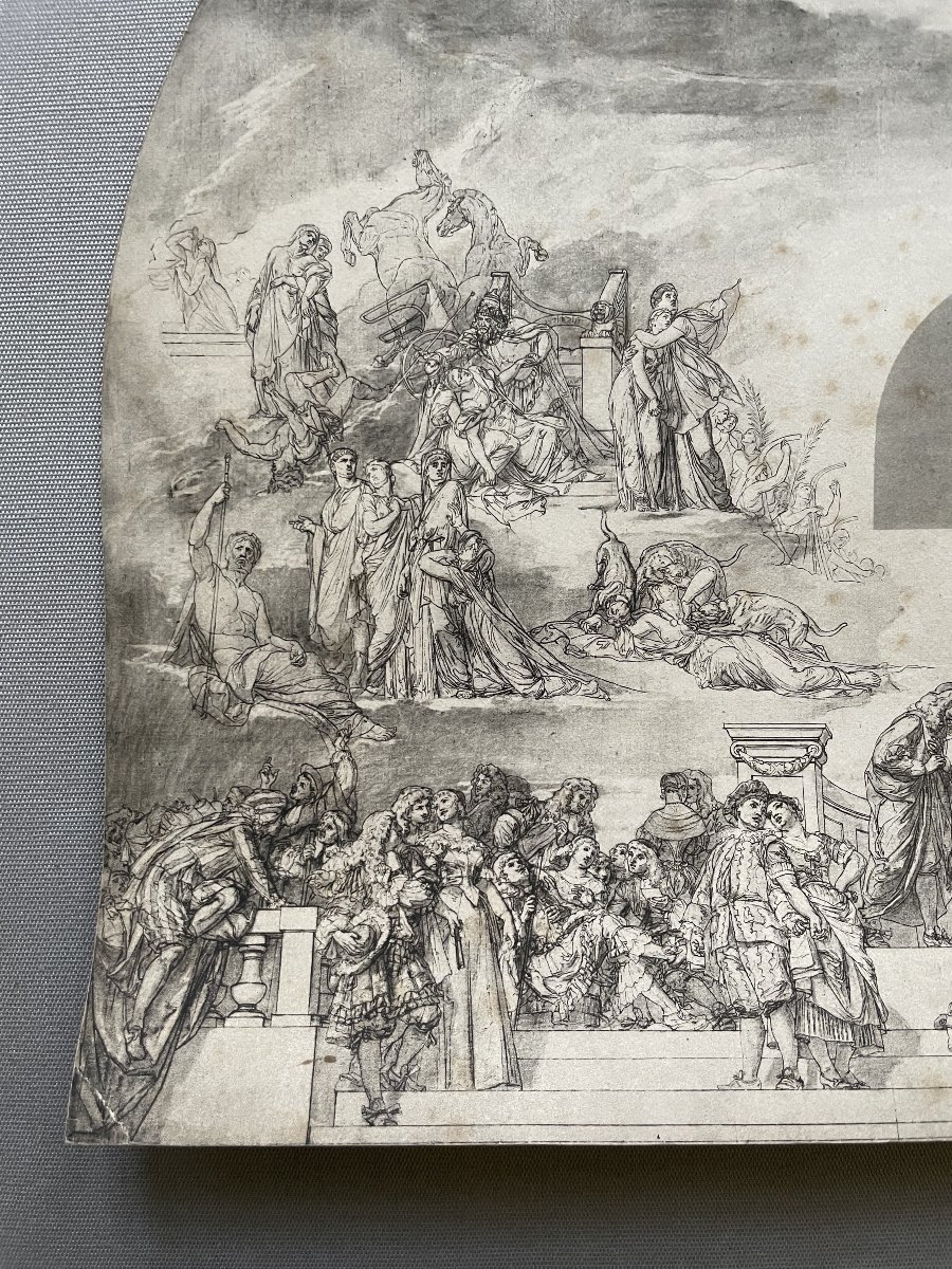 Plafond du Théâtre Français, gravure-photo-3