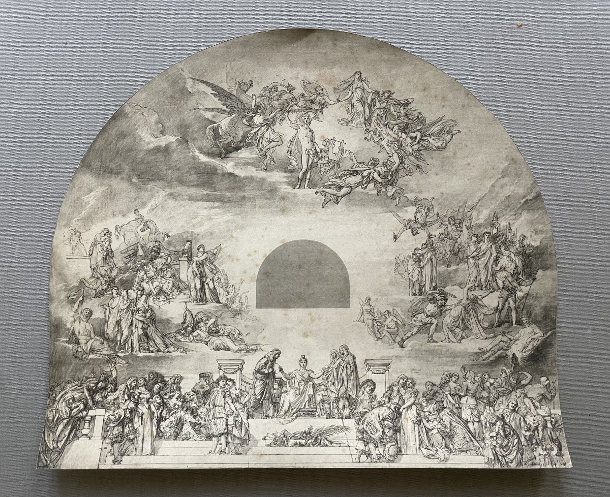 Plafond du Théâtre Français, gravure