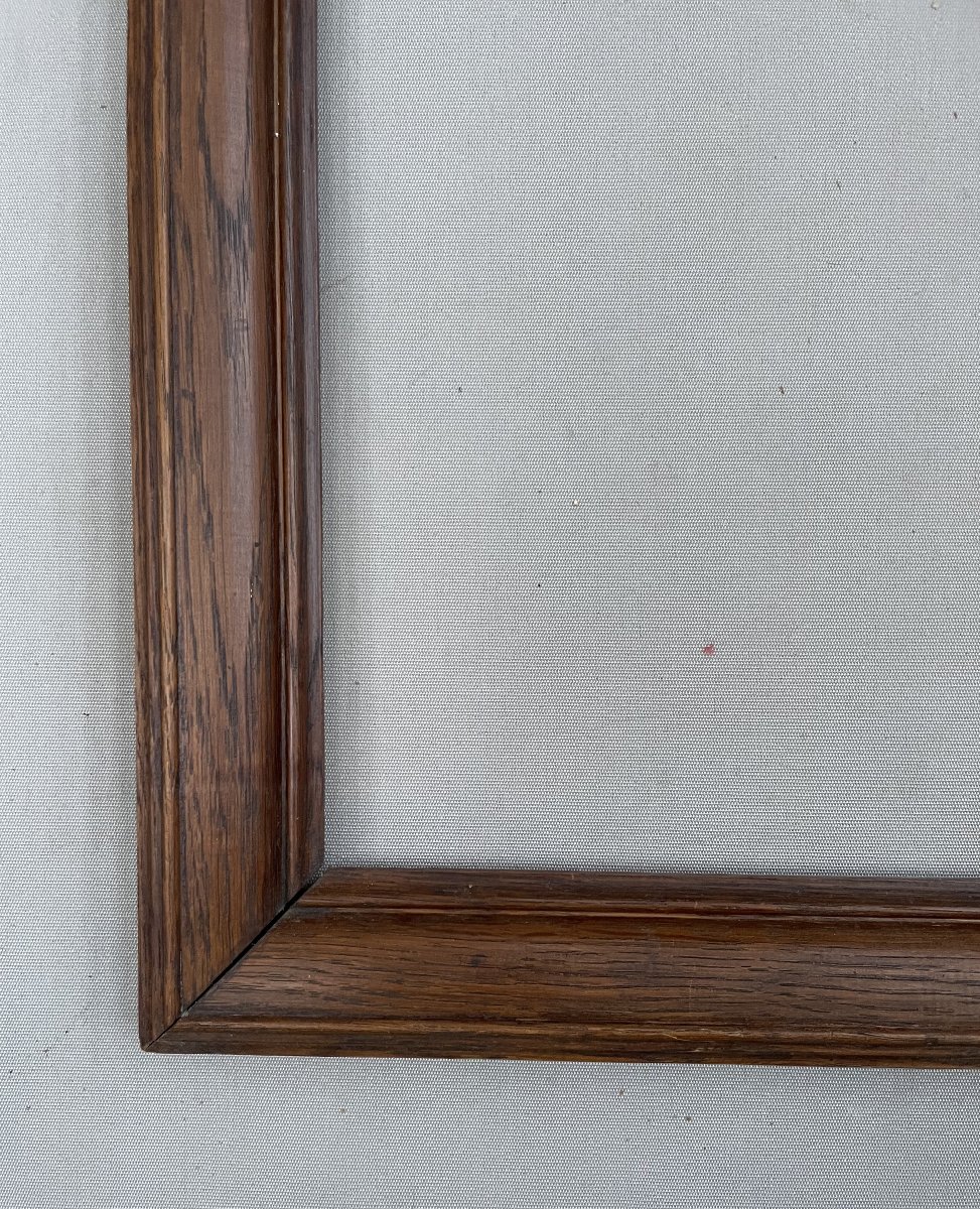 Cadre mouluré en chêne - 68 x 61 cm-photo-2