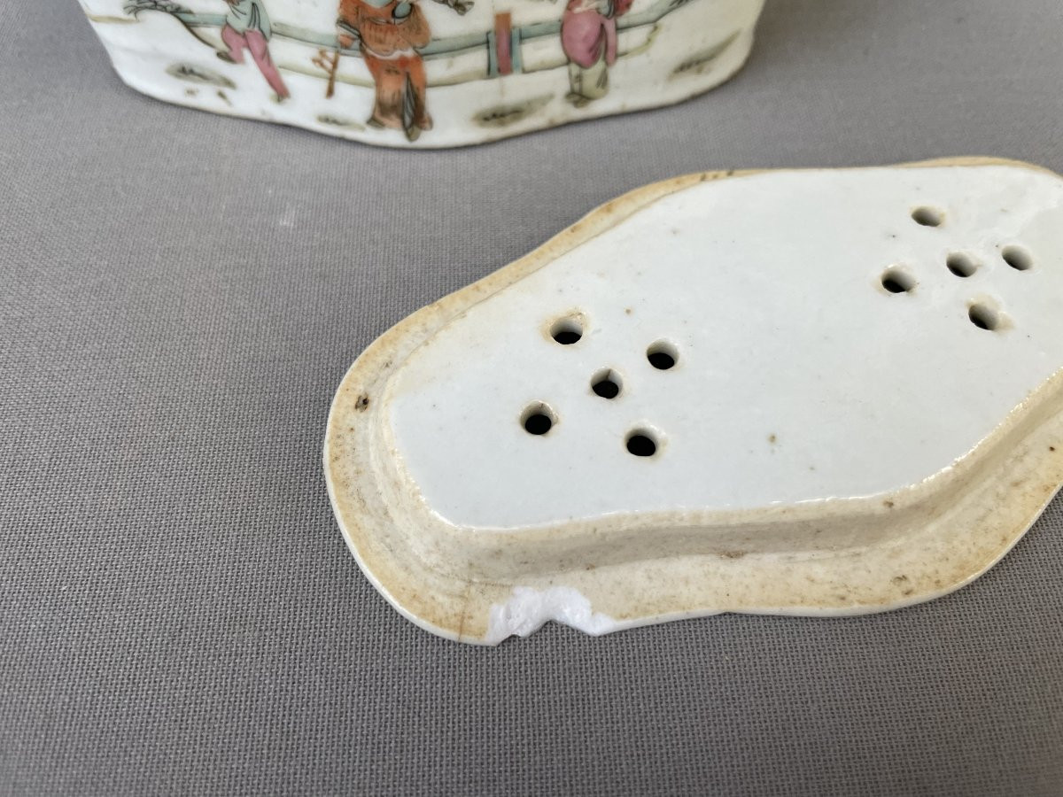 Boite à grillons en porcelaine, Chine, XIXe-photo-2