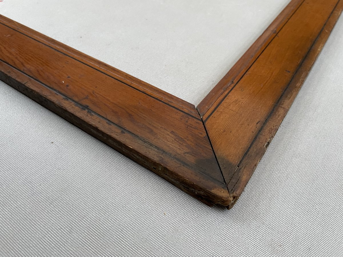  Cadre en pitchpin - 66 x 55 cm-photo-1