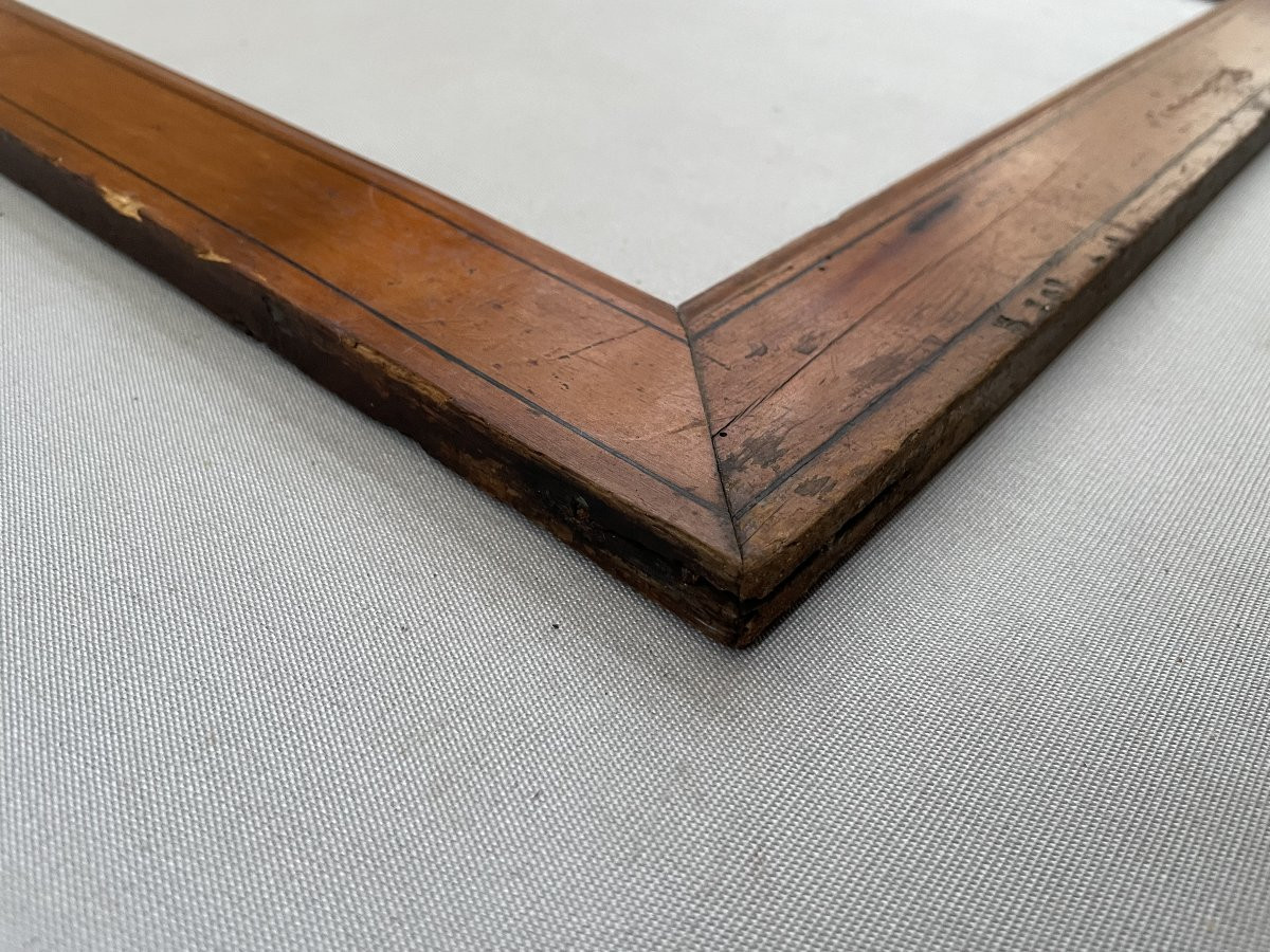  Cadre en pitchpin - 66 x 55 cm-photo-2