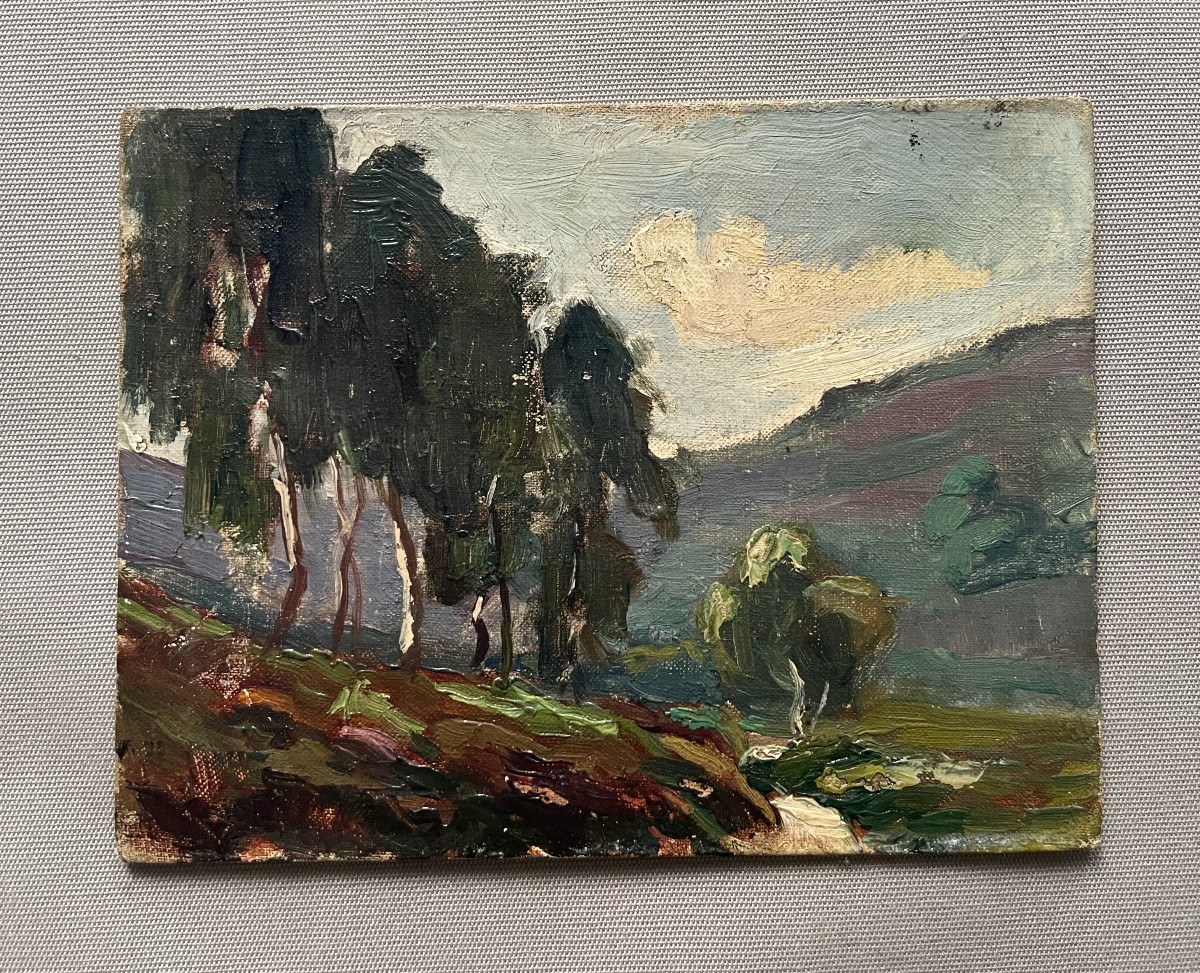 Landscape, Oil On Canvas