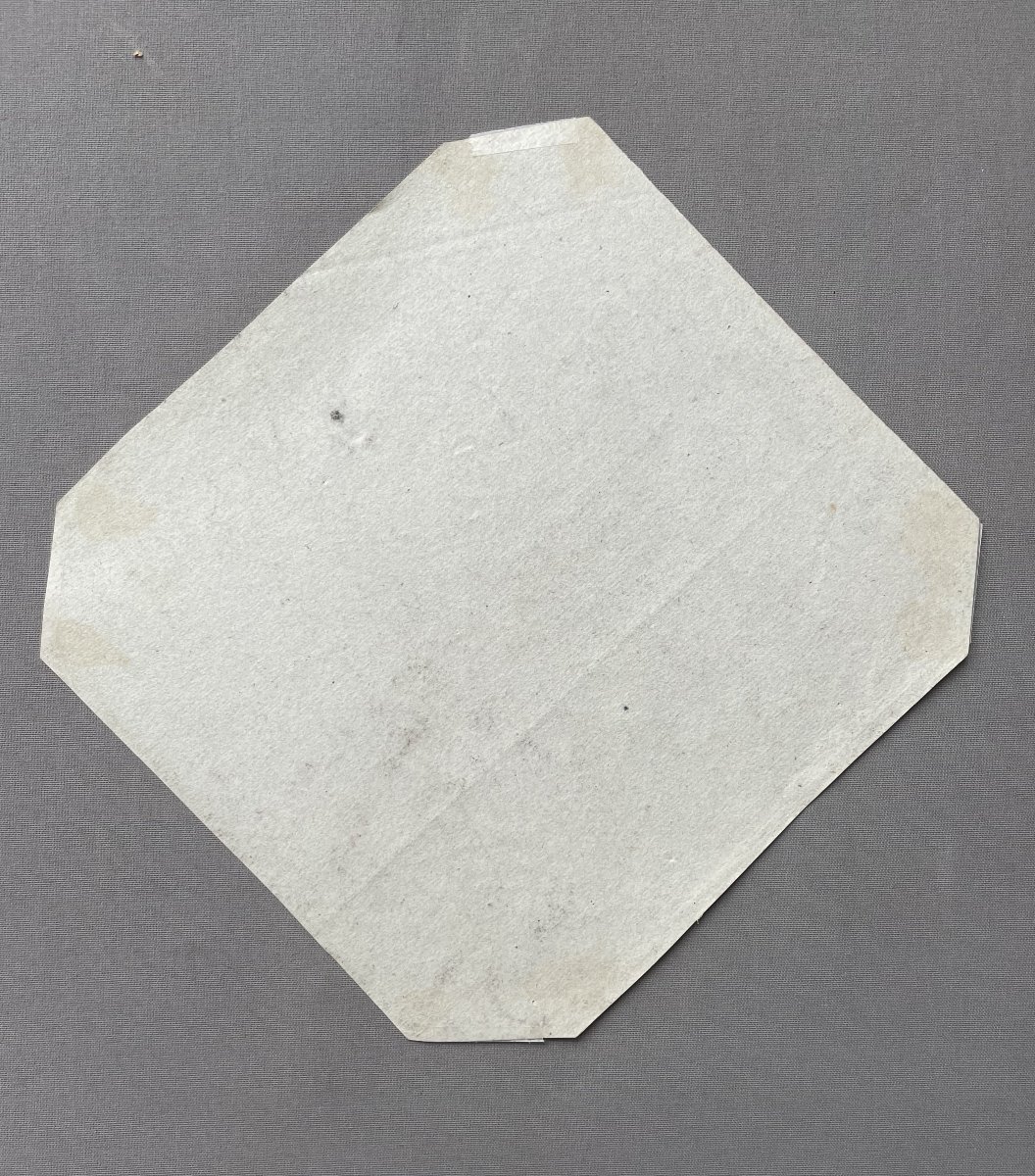 Cerf, dessin à la pierre noire-photo-3