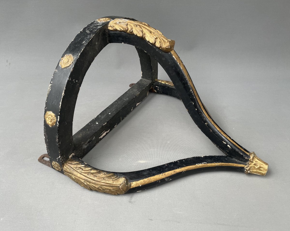 Petite console en bois peint-photo-3