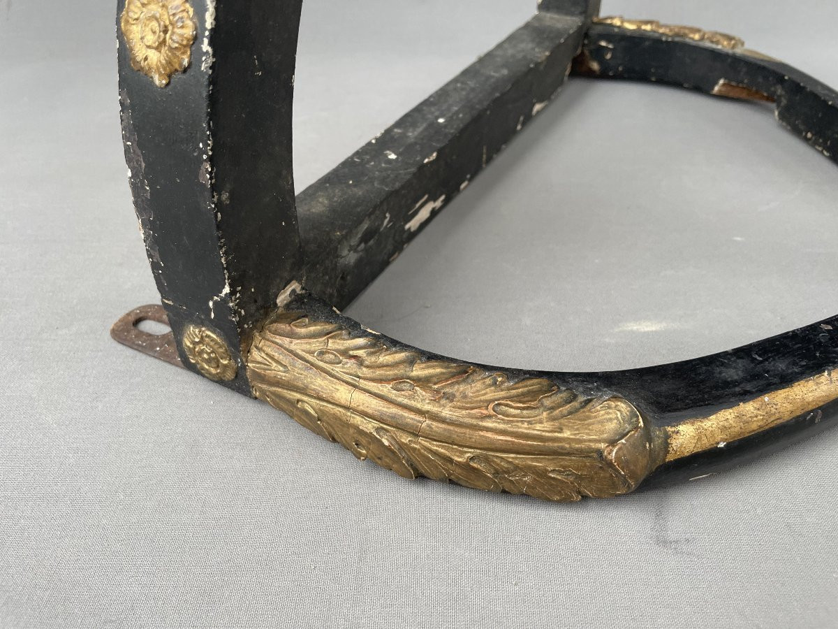 Petite console en bois peint-photo-4