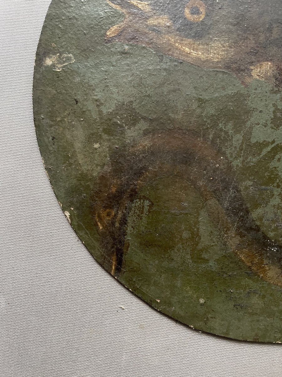 Poissons, huile sur carton, début XXe-photo-3