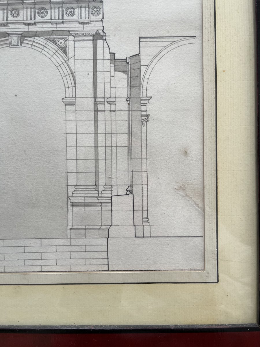 Two Architectural Drawings-photo-4