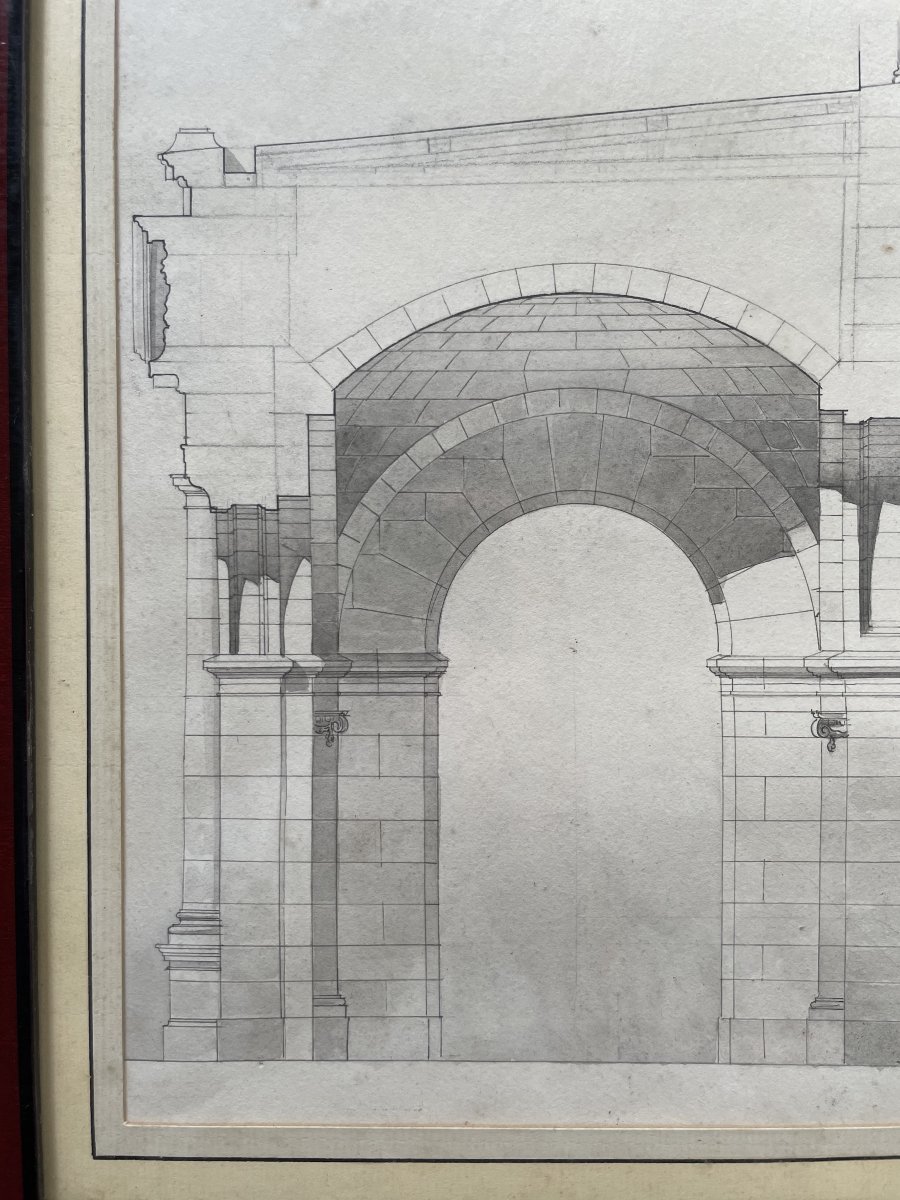 Two Architectural Drawings-photo-3