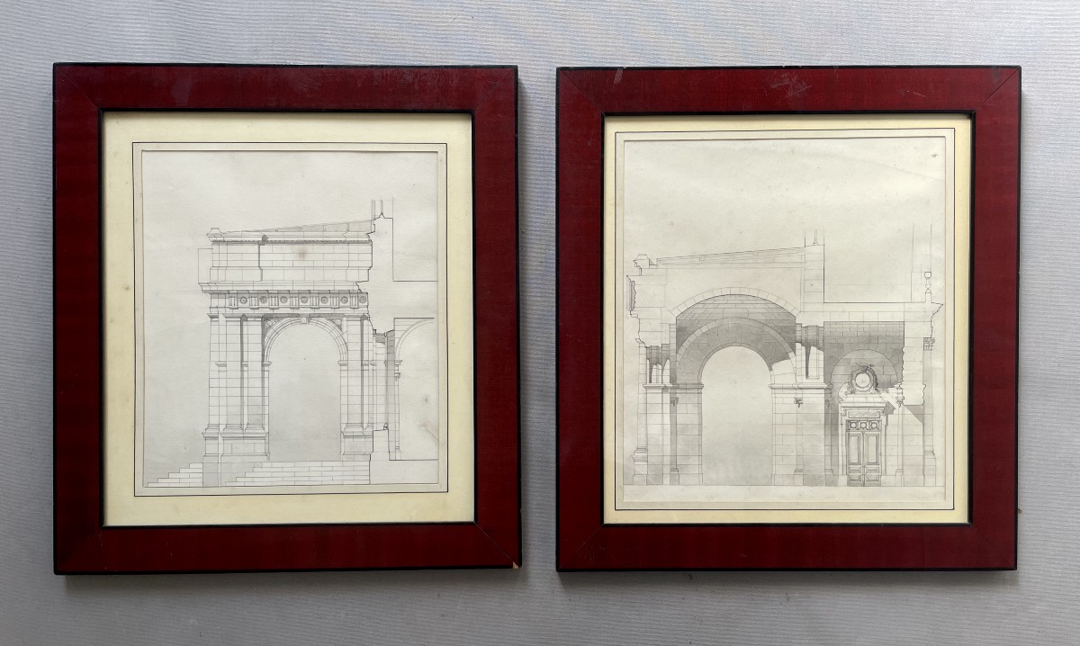 Two Architectural Drawings