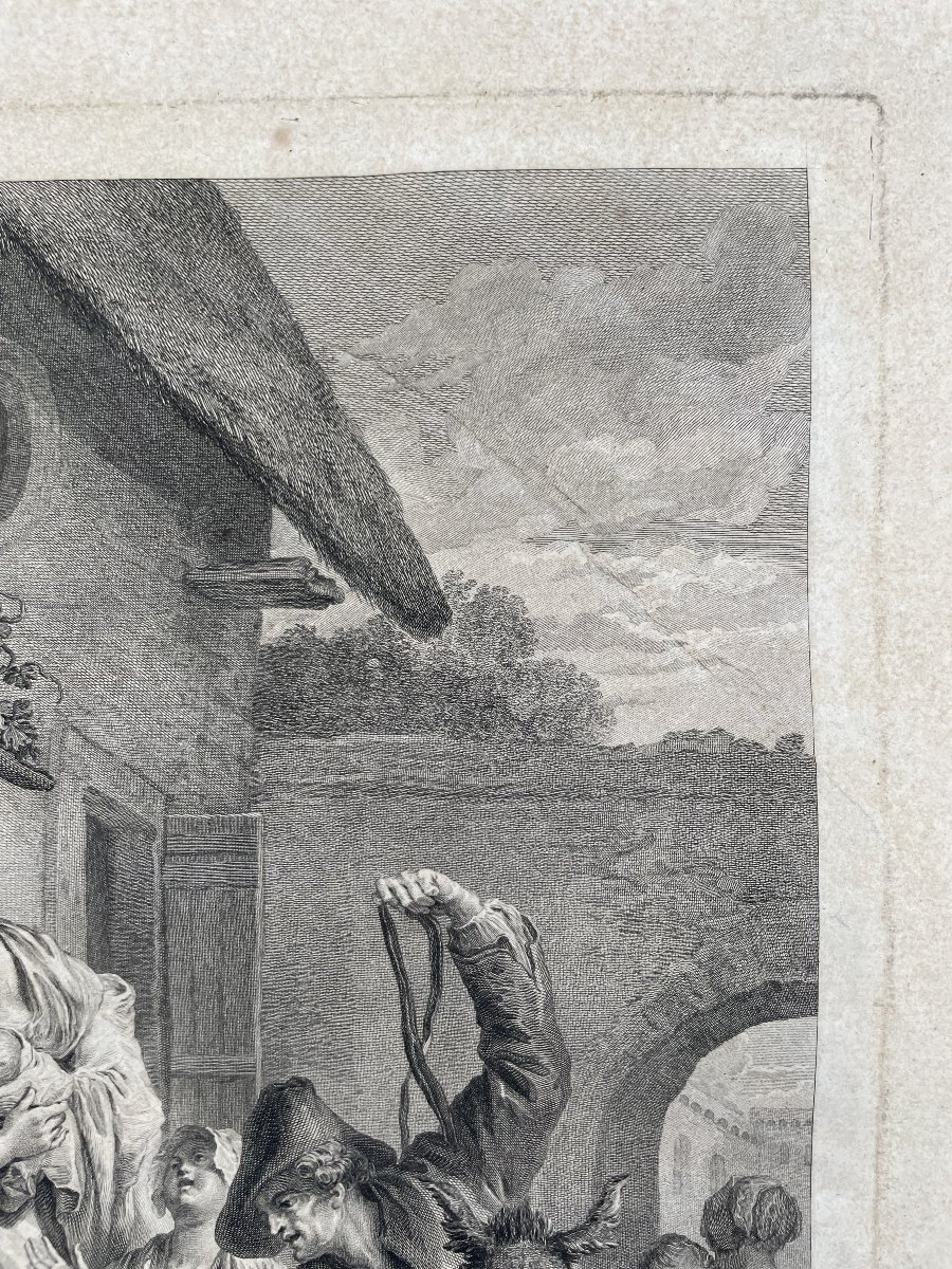 La privation sensible, gravure par Simonet d'après Greuze-photo-4