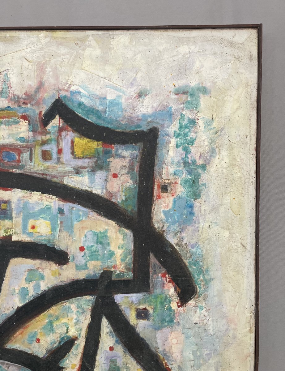 Monique Nême, 1960, Le Printemps, Oil On Canvas, Large Format-photo-3