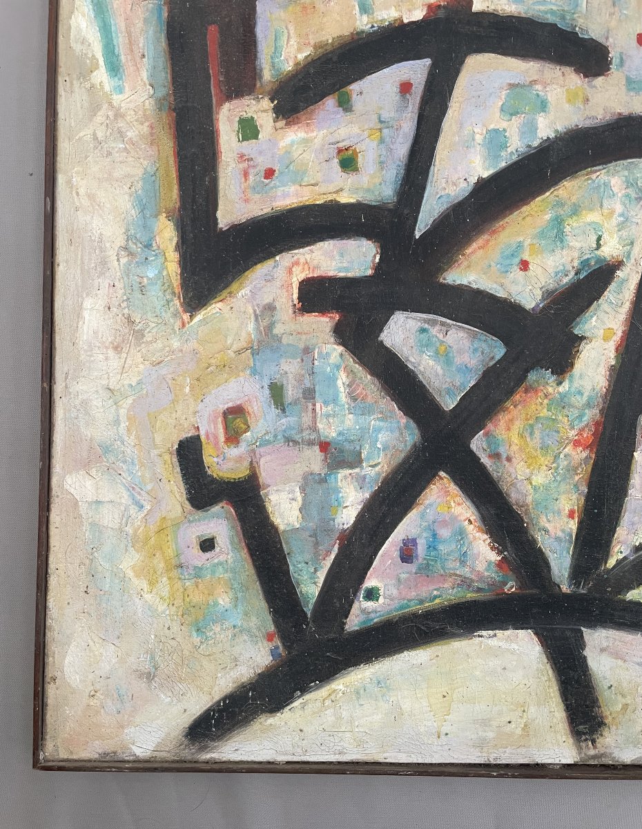 Monique Nême, 1960, Le Printemps, Oil On Canvas, Large Format-photo-1