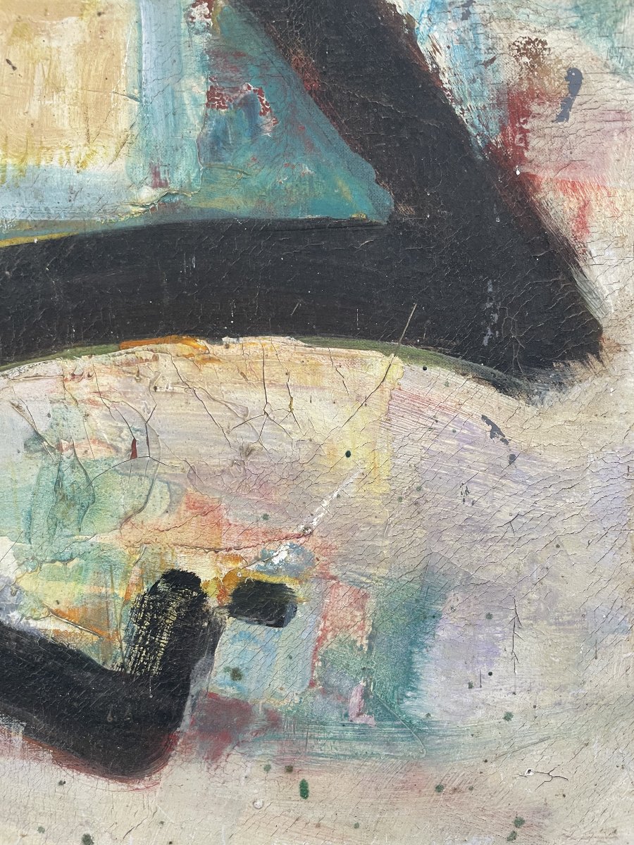 Monique Nême, 1960, Le Printemps, Oil On Canvas, Large Format-photo-2