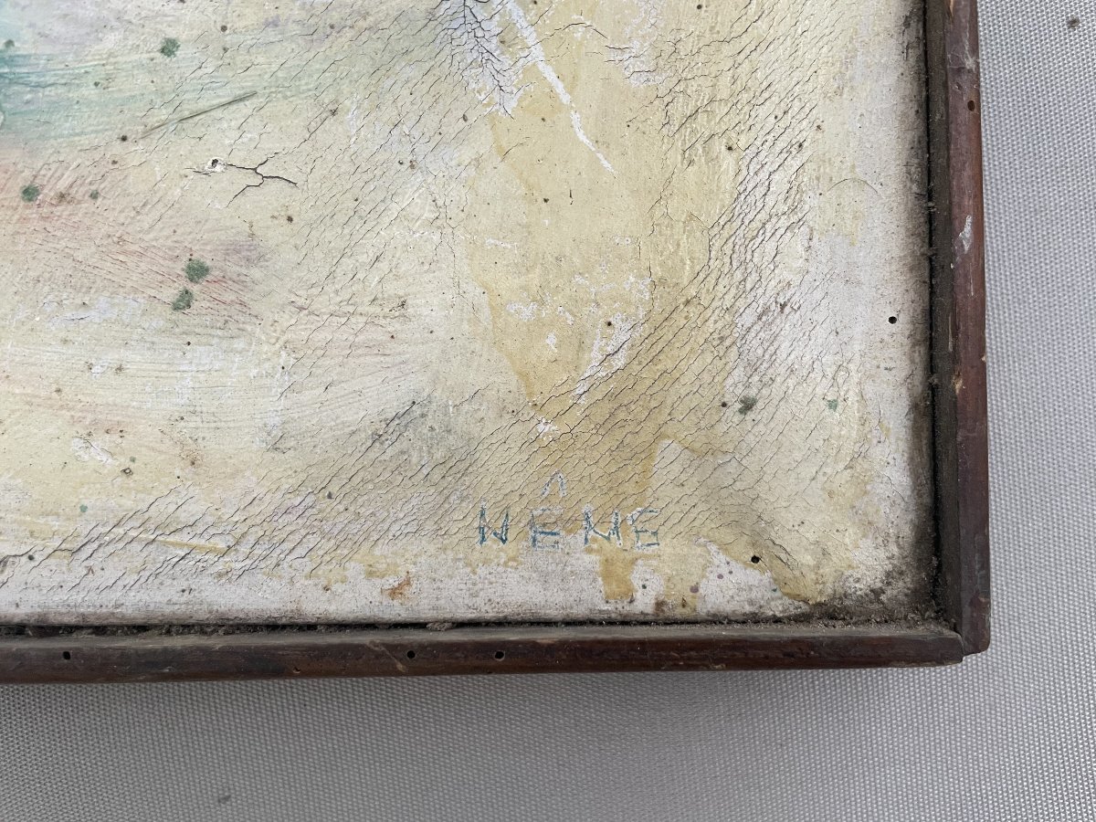 Monique Nême, 1960, Le Printemps, Oil On Canvas, Large Format-photo-5