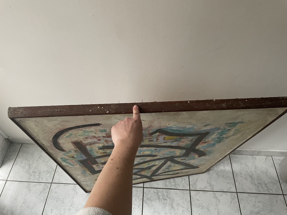 Monique Nême, 1960, Le Printemps, Oil On Canvas, Large Format-photo-7