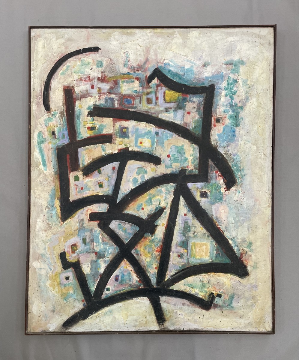 Monique Nême, 1960, Le Printemps, Oil On Canvas, Large Format