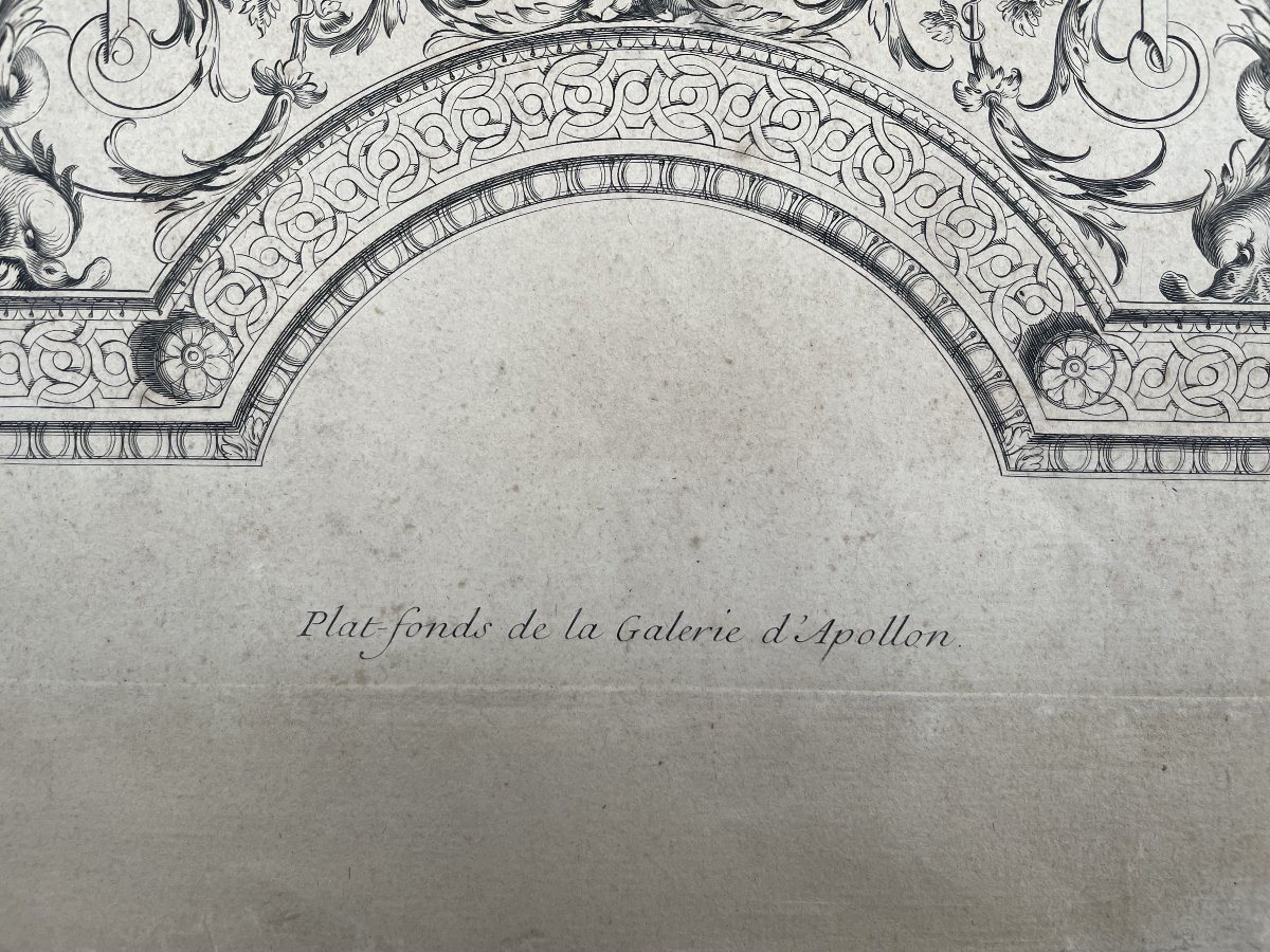 Ceiling Designs, 2 Engravings After Bérain-photo-3
