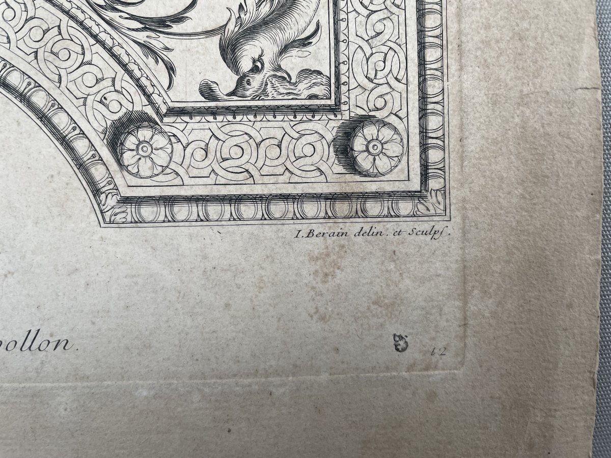 Ceiling Designs, 2 Engravings After Bérain-photo-4