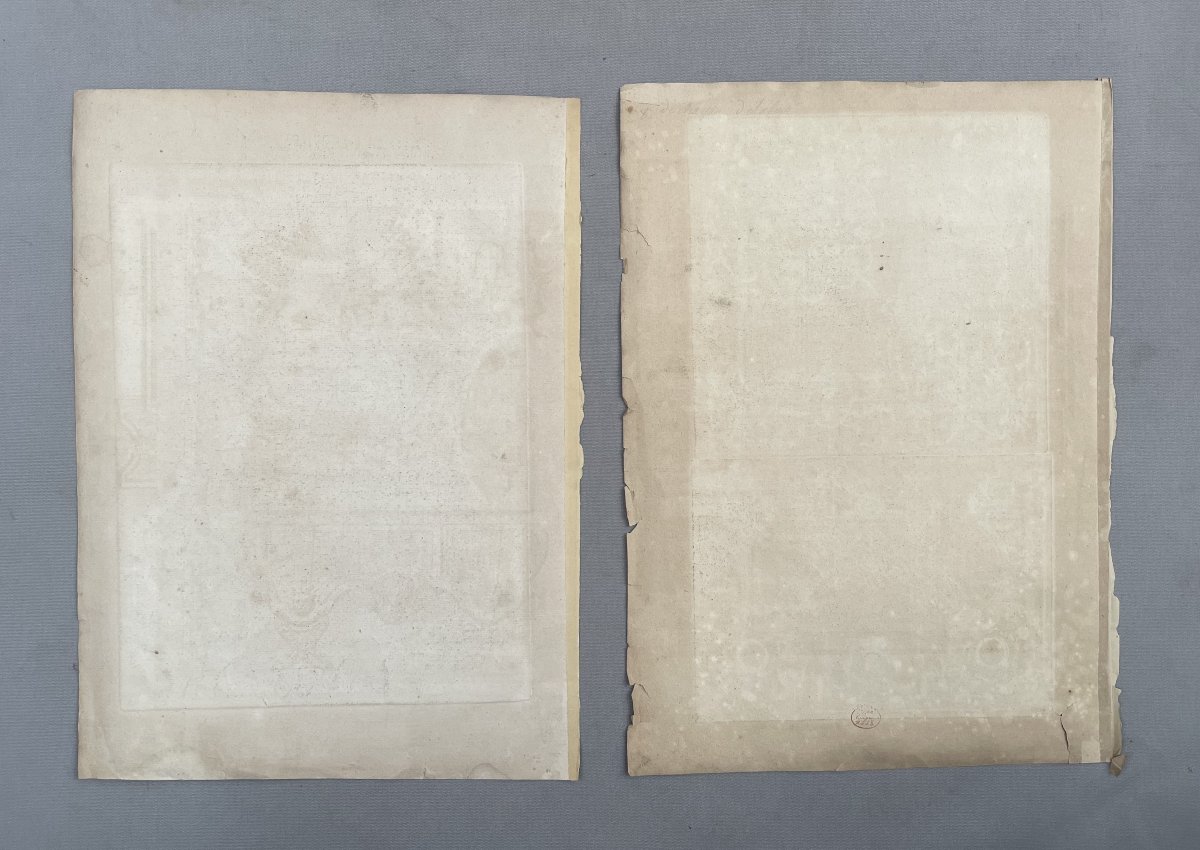 Ceiling Designs, 2 Engravings After Bérain-photo-6